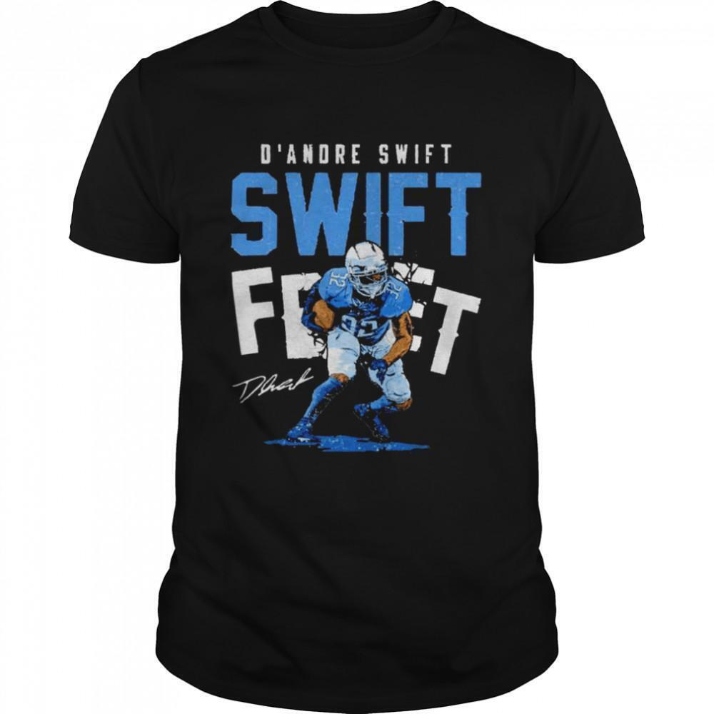 Dandre Swift Detroit Lions Swift Feet Signature Shirt